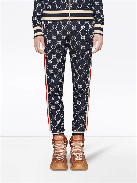 gucci jogger pants men|gucci gg jacquard tracksuit.